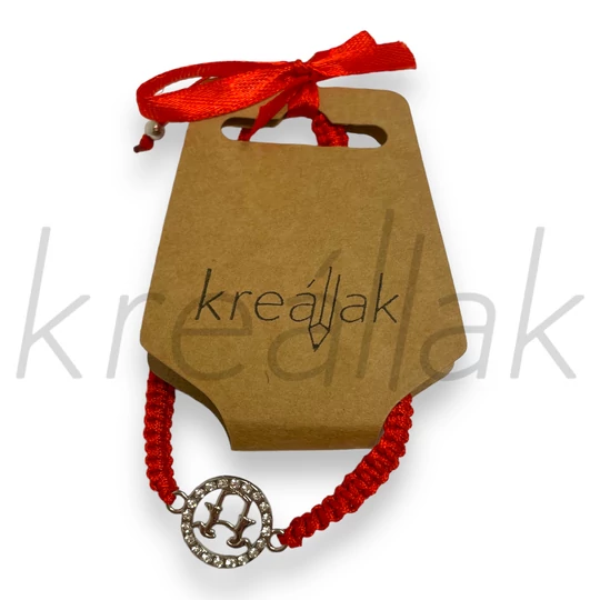 Karkötő - Piros horoszkópos karkötő