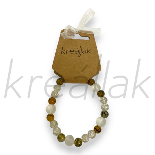 Ásvány karkötő - Sárkányér karkötő
