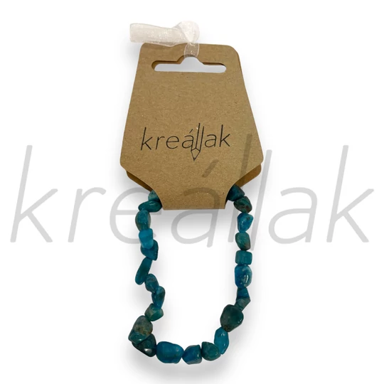 Ásvány karkötő - Apetit pebble kék ásvány karkötő