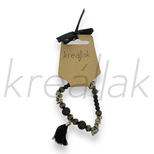 Ásvány karkötő - Dalmata jáspis karkötő