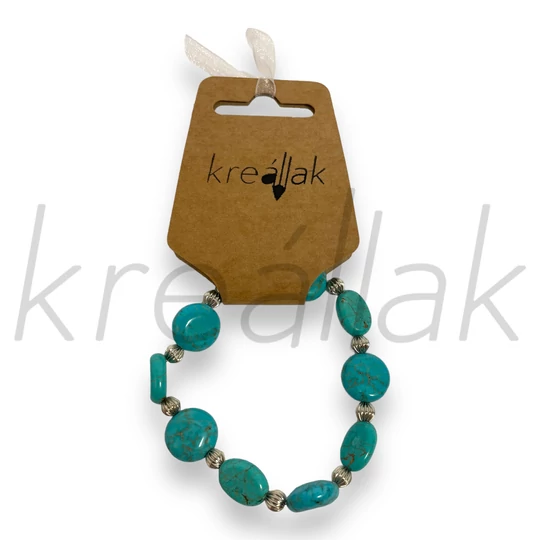 Karkötő - Rekonstruált türkíz karkötő
