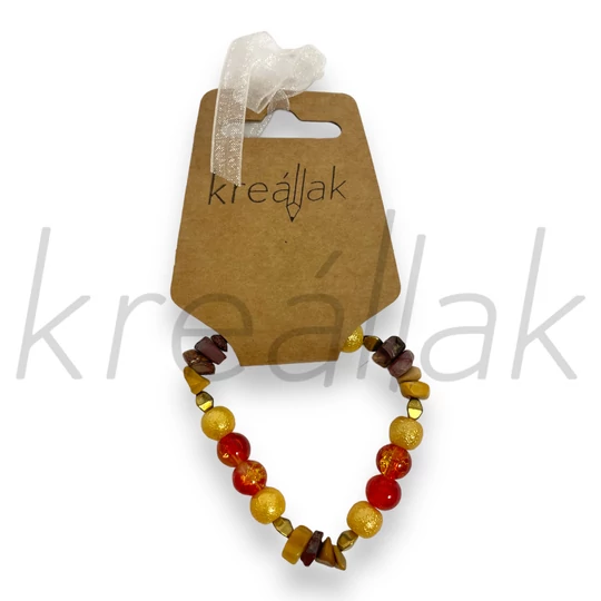 Ásvány karkötő - Mookait barna karkötő