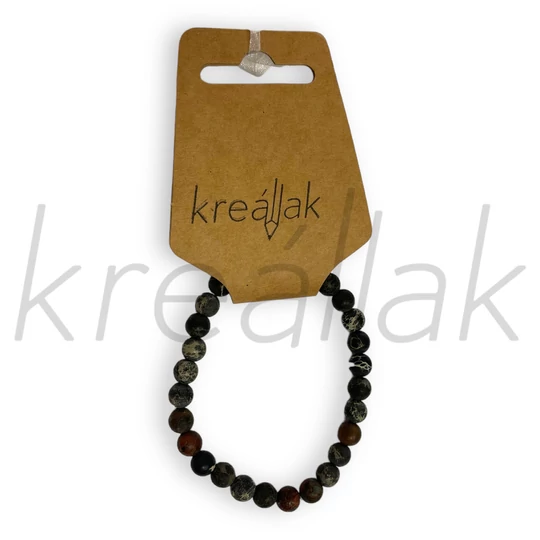 Ásvány karkötő - Barna jáspis karkötő