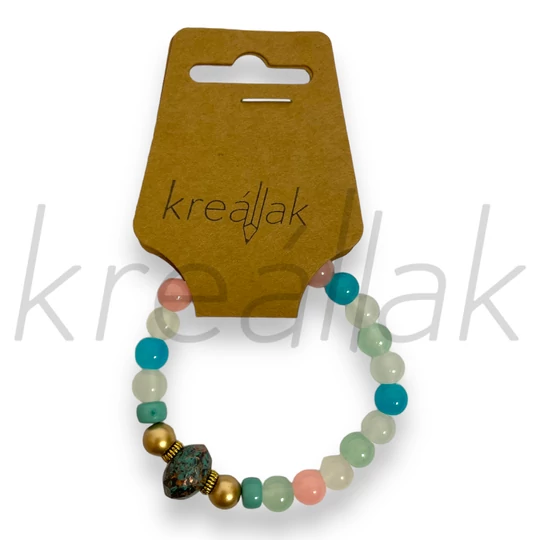 Karkötő - Színes gyöngyös  karkötő