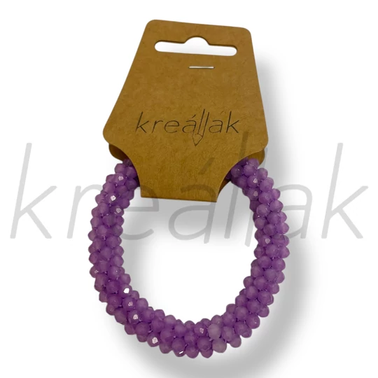 Lila apró gyöngyös karkötő