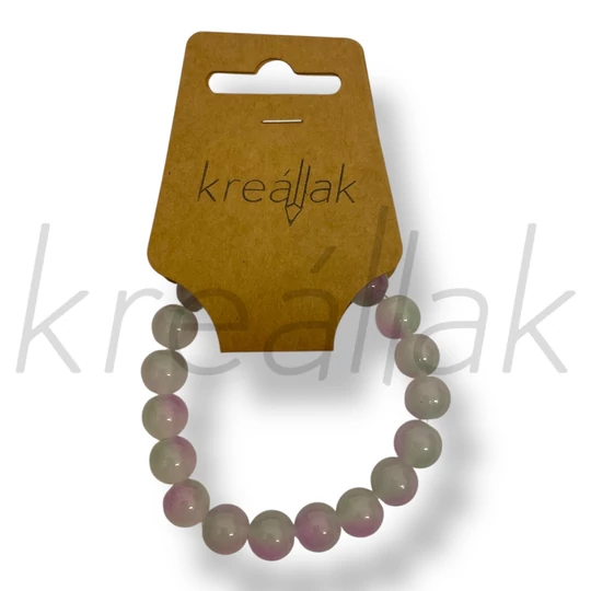 Lilás gyöngy karkötő