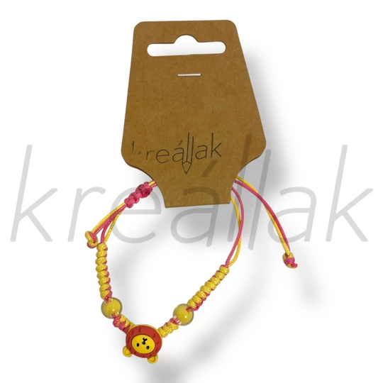 Pink maci fej karkötő 