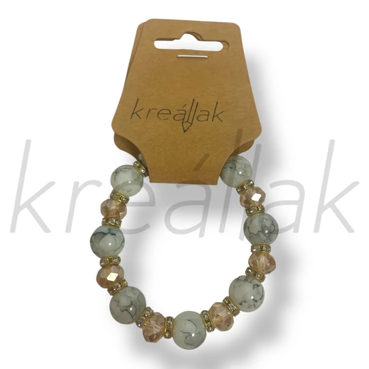 Szürke márvány mintás karkötő