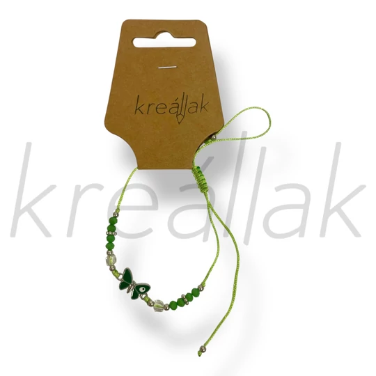 Zöld lepke karkötő