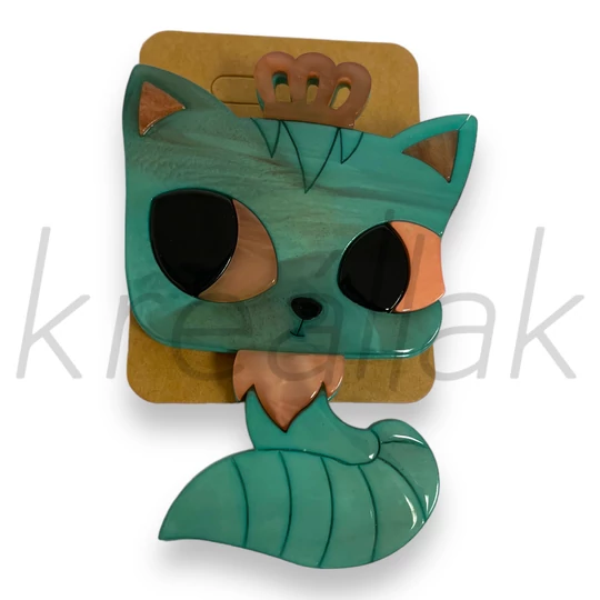 Bross - Menta cicás kitűző