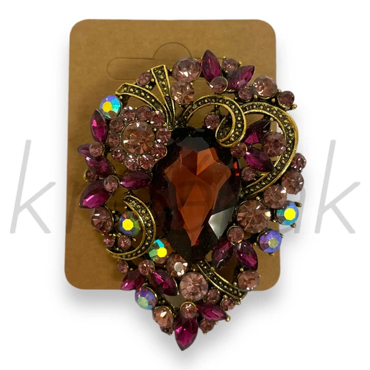 Bross - Lila köves bross