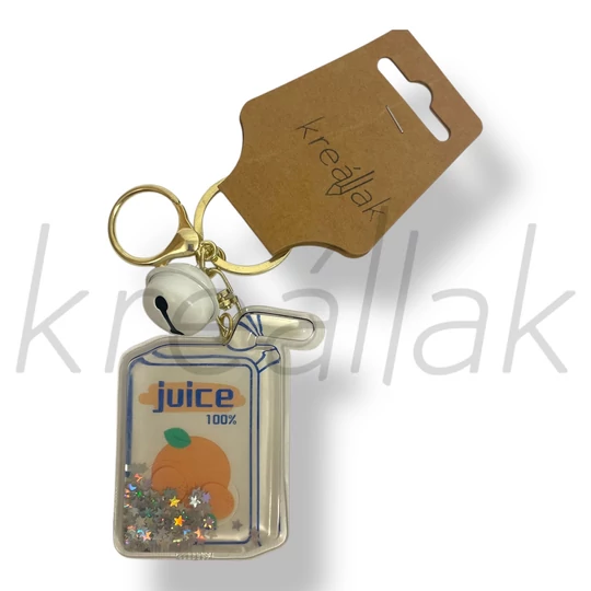 Juice doboz kulcstartó