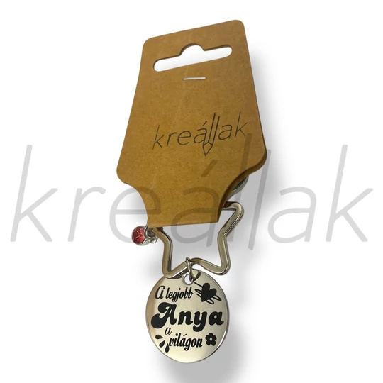 A legjobb anya a világon kulcstartó