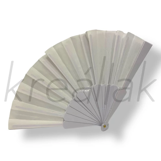 Fehér összecsukható legyező