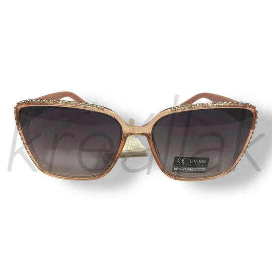 Átlátszó keretes köves napszemüveg