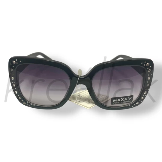 Fekete strasszköves napszemüveg