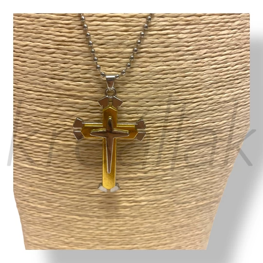 Arany kereszt nyaklánc