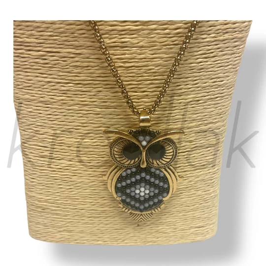 Arany baglyos nyaklánc