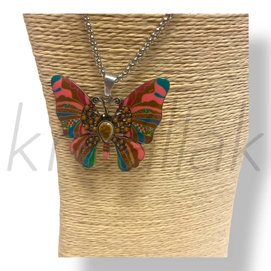 Színes lepke nyaklánc