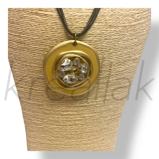 Arany lapos köves nyaklánc