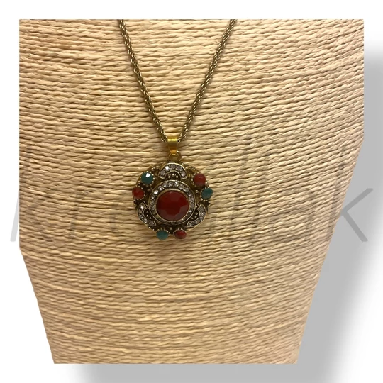 Bordó köves nyaklánc