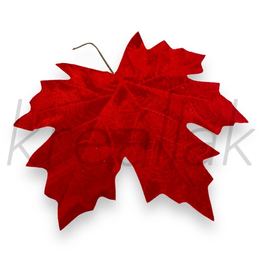 Piros bársony levél 