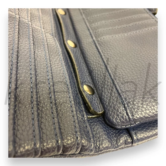 Kék puha pénztárca