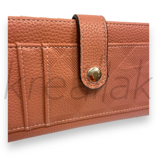 Rózsaszín mintás pénztárca