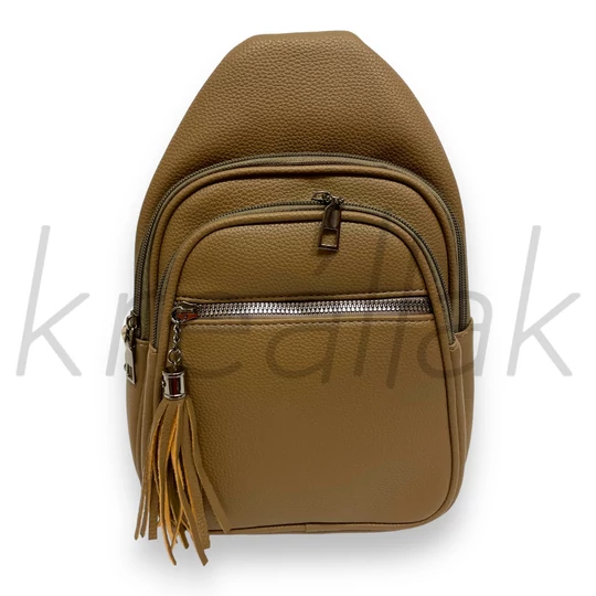 Hátitáska - Tobe színű keresztpántos hátizsák