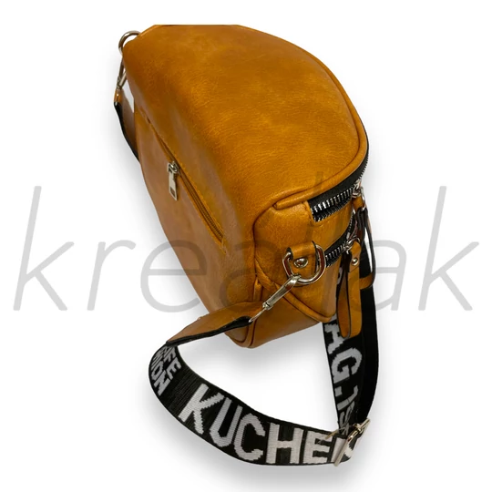 Mustársárga válltáska