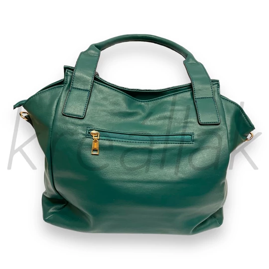 Zöld steppelt nagy táska