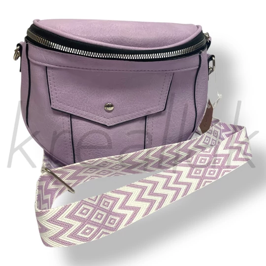 Levendula színű válltáska