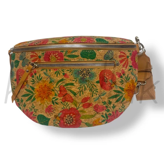 Virágos parafa válltáska