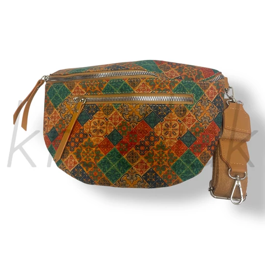 Mintás parafa táska