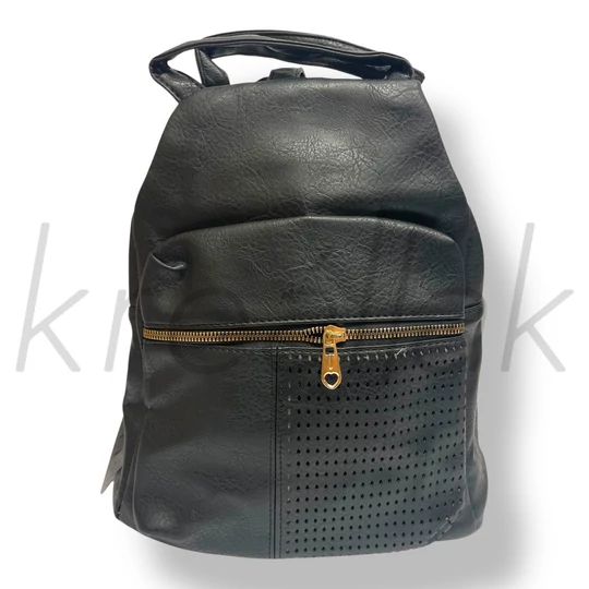 Fekete rács mintás hátitáska