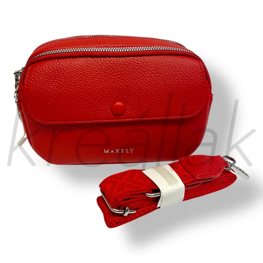 Piros színű válltáska