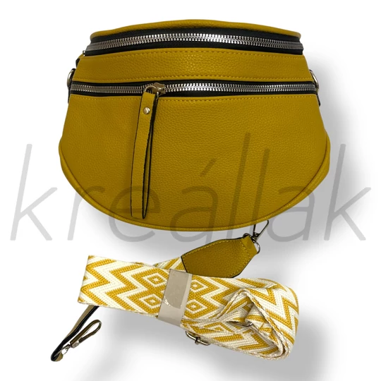 Okker sárga válltáska 