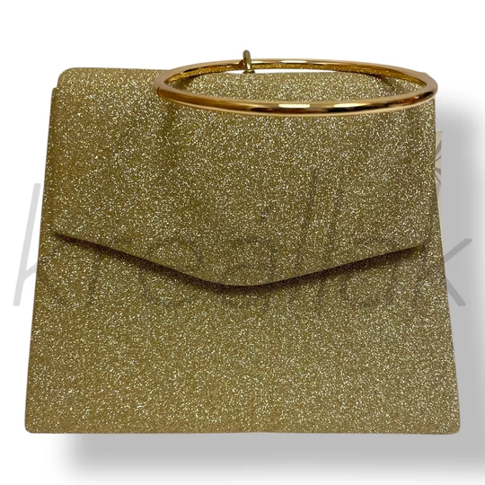 Arany nagy karikás boríték táska