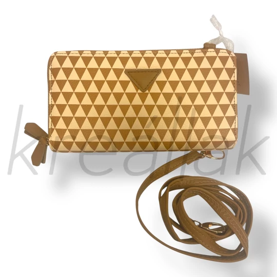 Bézs mintás telefontartó 