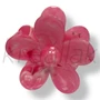 Pink márvány virág hajcsat