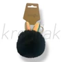 Fekete szőr kulcstartó