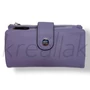 Lila puha műbőr pénztárca 